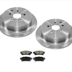 Fits For Lexus 10-15 RX350 10-15 RX450H Rear Brake Rotors & Ceramic Pads 3Pc
