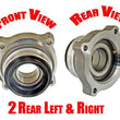 For 05 to 19 Toyota Tacoma (2) 100% All New Tested REAR Axle Bearing Assembly