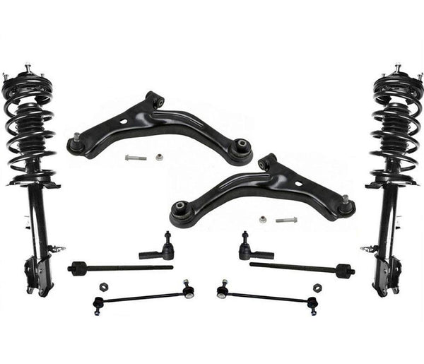Brazos de control de puntales delanteros, varillas de amarre, enlaces de barra estabilizadora para Ford Escape 2.5L 2010-2012