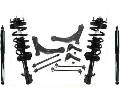 Se adapta a amortiguadores de puntal completos delanteros con enlace de barra de acoplamiento de brazo de control Ford Escape 01-04