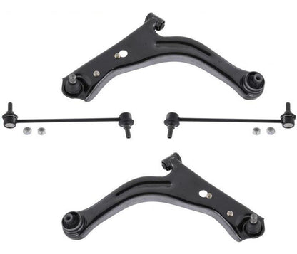 Front Control Arms Ball Joints W/ Sway Bar Links For 2001 2002 2004 Ford Escape