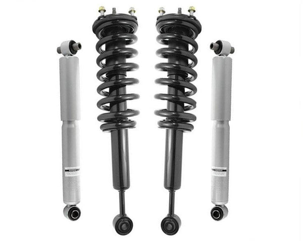 4pc Coil Spring Struts 4 Wheel Drive for Toyota Sequoia Non Electronic 08-15