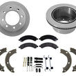 Para GMC Silverado 3500 2001-2010, ruedas traseras dobles, rotor de freno de disco trasero y almohadilla Kt