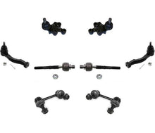 For 05-09 Kia Sorento Lower Ball Joints Tie Rods Sway Bar Links 8Pc Chassis Kit