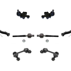 Para 05-09 Kia Sorento juntas de bola inferiores, varillas de amarre, enlaces de barra estabilizadora, Kit de chasis de 8 piezas