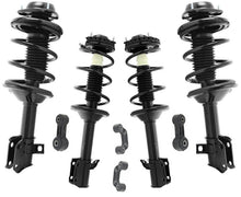 Kit de 8 piezas de puntales de resorte helicoidales completos para Subaru Legacy con tracción en todas las ruedas 1998-1999