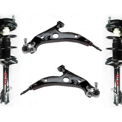 Front Struts & Lower Arms W/ BJ Fits Toyota RAV4 96-00 4 Door With 16 Inch Rim