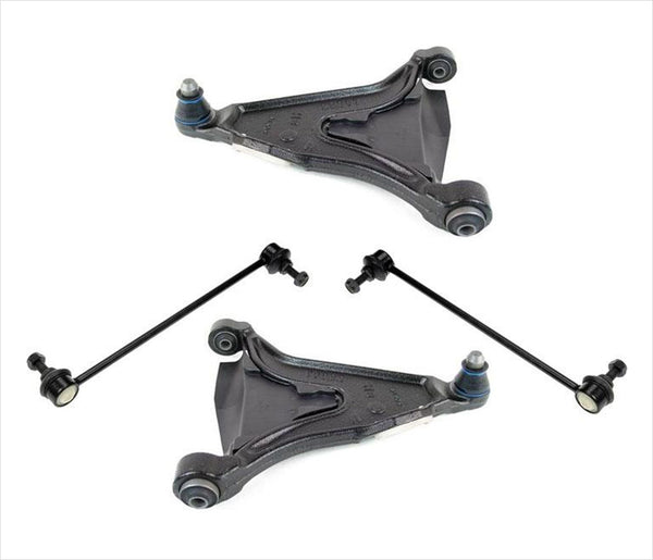 Brazos de control inferiores delanteros con juego de eslabones de barra estabilizadora de rótula para Volvo 94-97 850