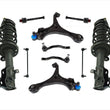 Front Struts Control Arms 10 Pcs Kit Fits Honda Civic 2012-2015 4 Door Sedan
