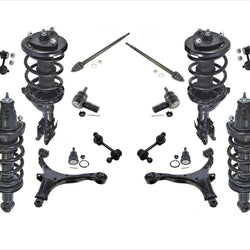 16 Uds puntales delanteros y traseros brazos inferiores enlaces y varillas de amarre para Honda CRV 02-06