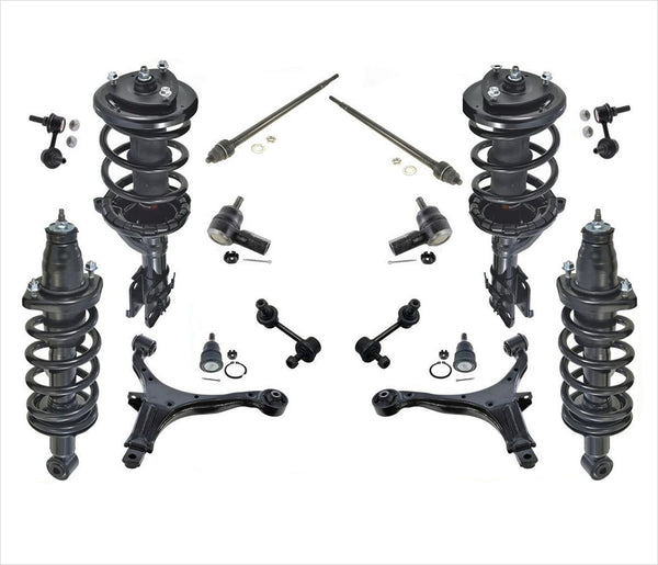 16 Uds puntales delanteros y traseros brazos inferiores enlaces y varillas de amarre para Honda CRV 02-06