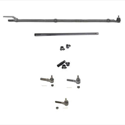 Se adapta a Jeep Wrangler Drag Link, varillas de amarre, barra de seguimiento, Kit de 6 piezas, 1987-1990