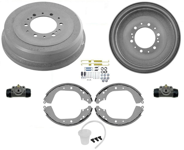 For 95-03 Toyota 4 Wheel Drive Tacoma 6 Stud Brake Drums Shoes & Springs 7pc