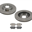 For Mazda Miata MX5 2006-2015 Front Disc Brake Rotors with Ceramic Brake Pads