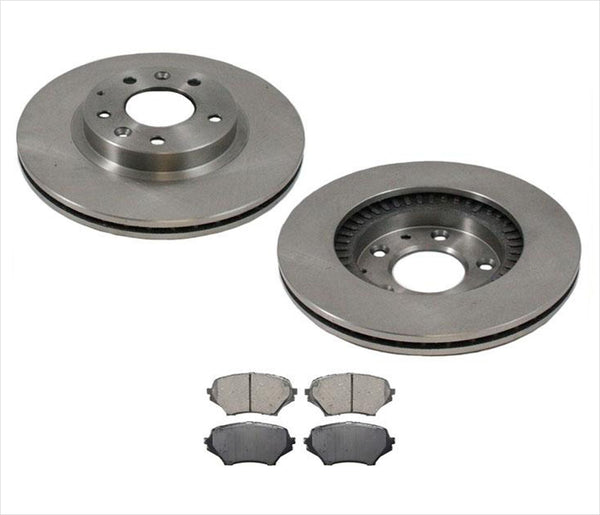 For Mazda Miata MX5 2006-2015 Front Disc Brake Rotors with Ceramic Brake Pads