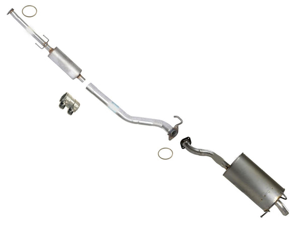 Resonador del silenciador del sistema de tubo de escape para Honda CR-V 2015-2016 2.4L 18220T1WA02