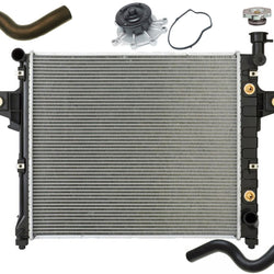 Bomba de tapa de mangueras de radiador W para Jeep 01-04 Grand Cherokee 4.7L V8 REF 52079883AC