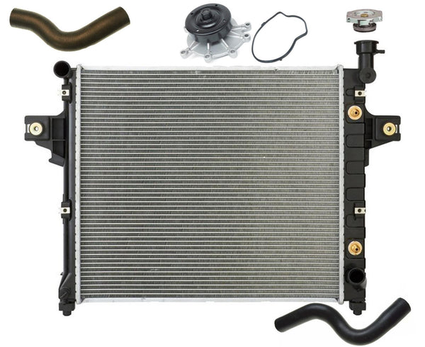 Bomba de tapa de mangueras de radiador W para Jeep 01-04 Grand Cherokee 4.7L V8 REF 52079883AC