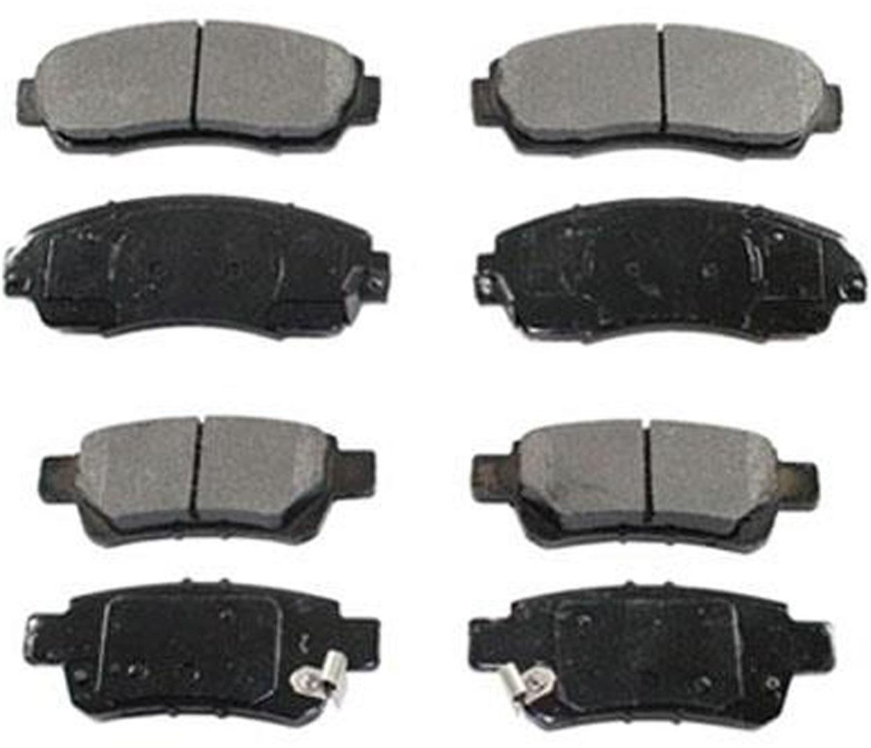 Fits 2005-2010 Honda Odyssey Front & Rear Ceramic Brake Disc Pads