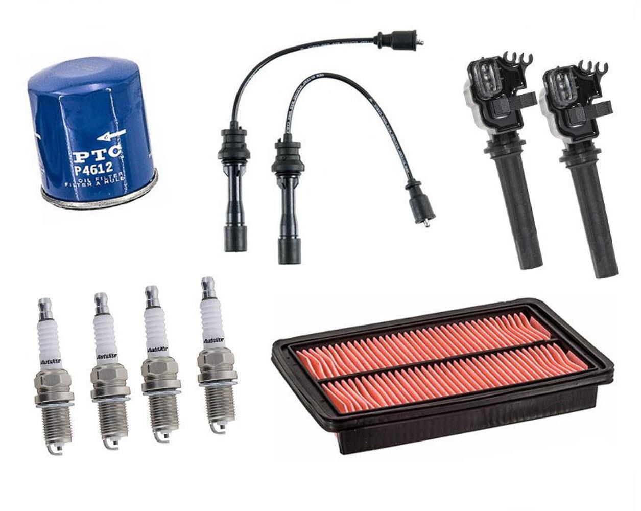 Cables de encendido Bobinas de encendido Bujías Filtros para Mazda Protege 1.6L 99-03