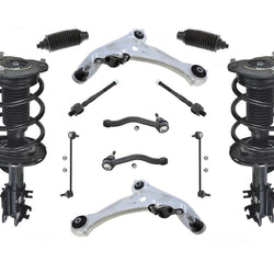 Kit de chasis y brazo inferior de puntales delanteros completos, 12 piezas para Altima 07-12 2.5L 4 CYL