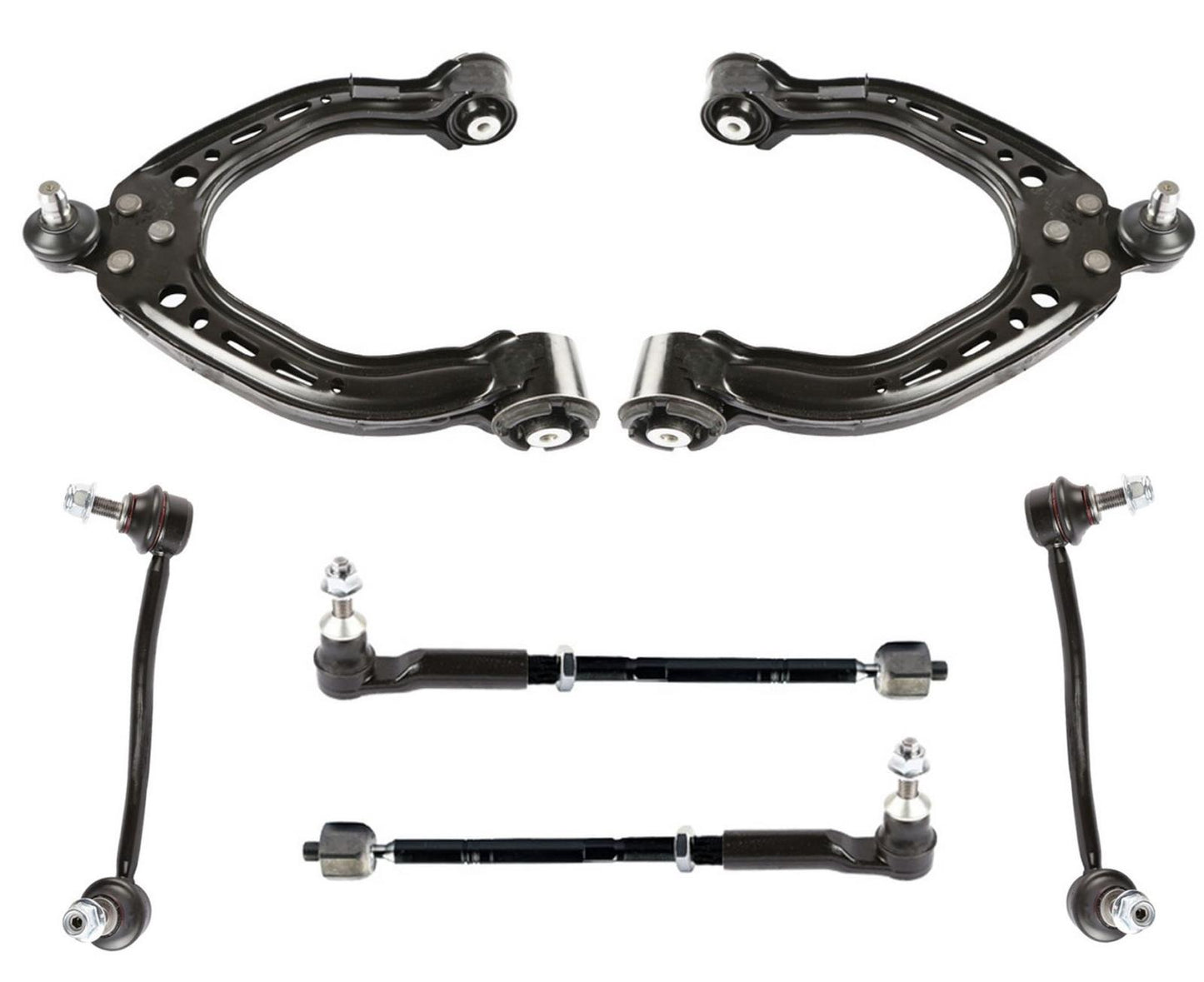Barra de acoplamiento y enlaces de brazos superiores delanteros para Tesla Model S 2012-2017 tracción trasera