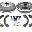 Rear Brake Drums and Shoes Springs No ABS for Kia Rio 01-02 Without ABS 4pc