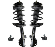 Puntales delanteros completos y rótulas para Toyota Rav4 01-05 tracción delantera 4 piezas