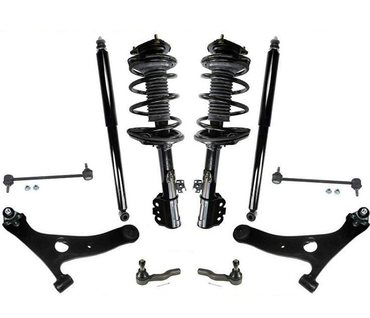 Front Struts Rear Shocks & Chassis Kit for Toyota Rav4 01-05 Front Wheel Drive