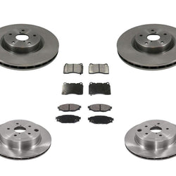 Pastillas de freno delanteras y traseras para Subaru WRX E257 2.5L Turbo 08-16