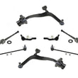 Lower Control Arms Inner and Outer Tie Rods 8Pc Kit for Infiniti FX35 FX45 03-08