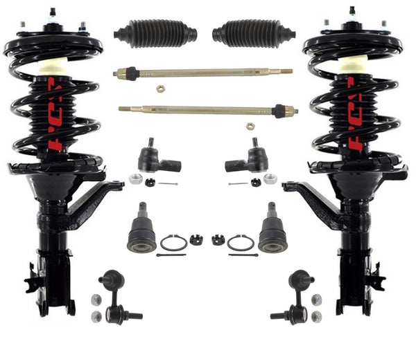 Front Coil Spring Struts Ball Joints for 02-03 Honda Civic Si Hatchback 2.0L 12p