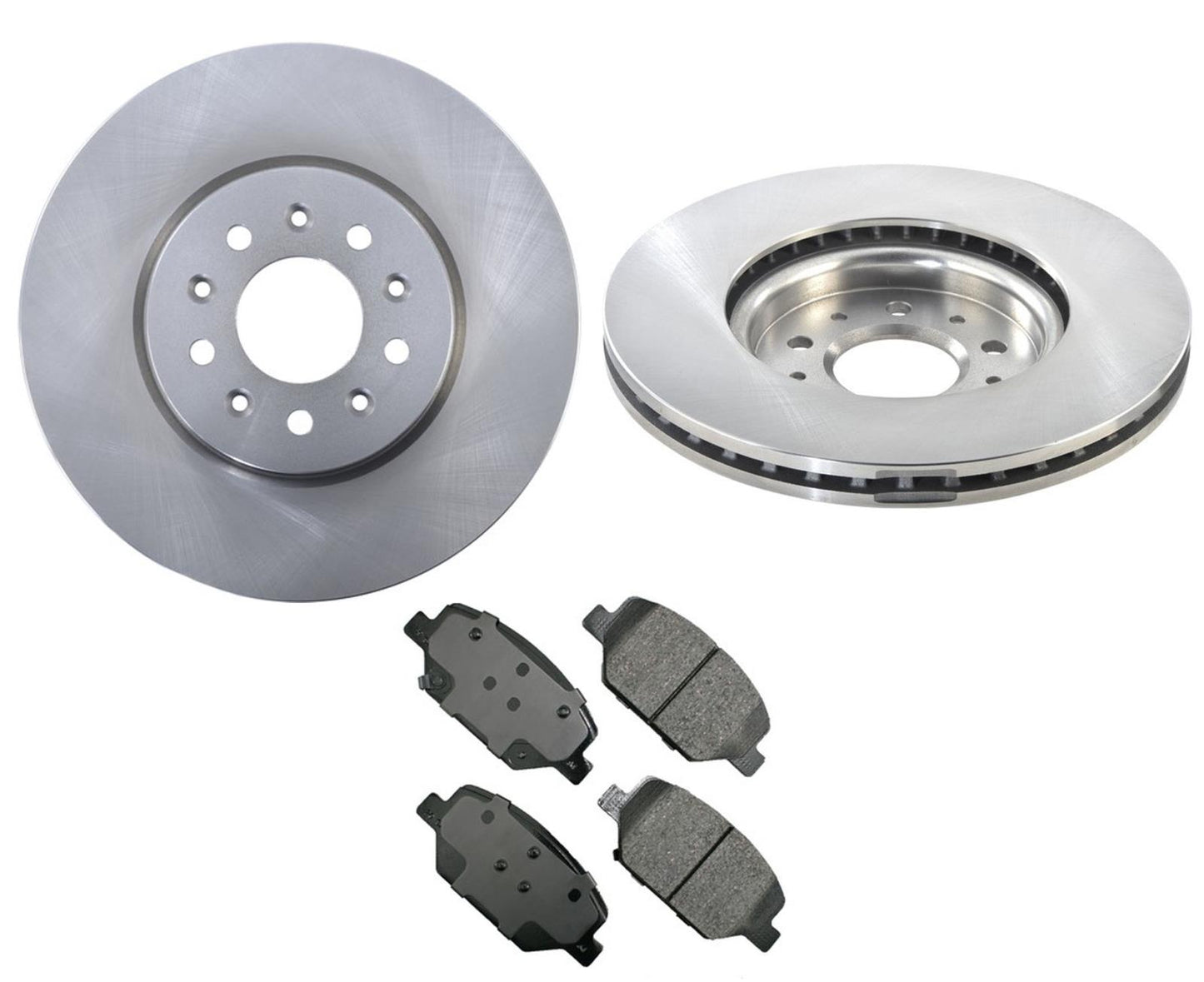 321MM Front Disc Brake Rotors & Pads for 18-20 GMC Terrain With J17 Brake Code