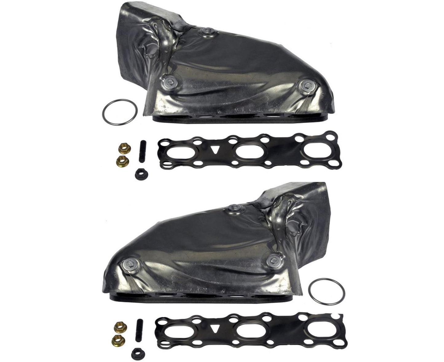 Exhaust Manifolds Left Right WGaskets For 05-15 Nissan Xterra 14002EA210 EA200
