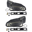 Exhaust Manifolds Left Right WGaskets For 05-15 Nissan Xterra 14002EA210 EA200