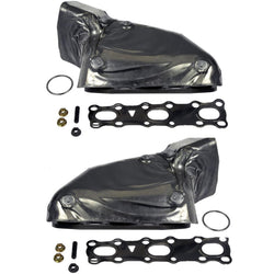 Exhaust Manifolds Left Right WGaskets For 05-15 Nissan Xterra 14002EA210 EA200