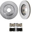 Fits For 2014-2019 Infiniti Q50 Front Brake Rotors & Ceramic Brake Pads