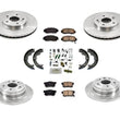 100% New Front & Rear Disc Brakes Rotors Ceramic Pads 8pc for Acura 3.2TL 99-03