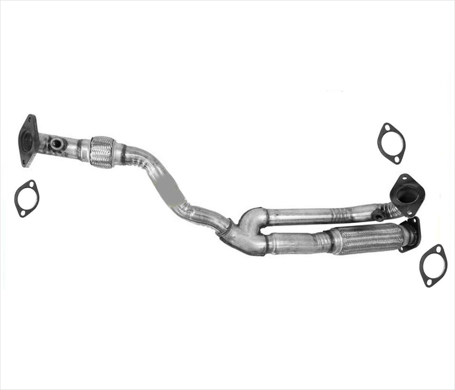 Front Lower Engine Y Flex Pipe For GMC Acadia 3.6L V6 2009 2010 11 12 13 14 2017
