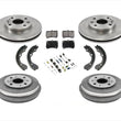 Brake Rotors Drums Brake Pads Shoes & Spring for Mazda Protege 95-98 323 90-94