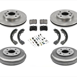 Brake Rotors Drums Brake Pads Shoes & Spring for Mazda Protege 95-98 323 90-94