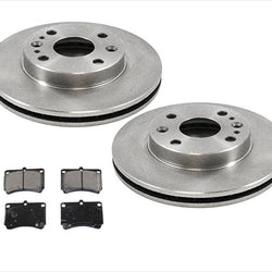 Fits For 2000 2001 2002 Kia Rio Front Disc Brake Disc Rotors With Ceramic Pads