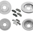 Front & Rear Rotors & Ceramic Brake For Mitsubishi Galant 2.4L 04 - 07