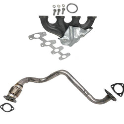 For 96-97 Rear Wheel Drive GMC S10 Pick Up 2.2L Eng Flex Pipe + Exhaust Manifold