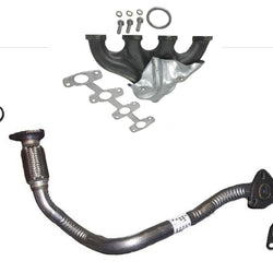 Exhaust Manifold Eng Flex Pipe For GMC S10 Pick Up 2.2L Rear Wheel Drive 1998-03