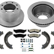 Rear Brake Rotors & Brake Pads for Dodge Ram Pick Up 2500 3500 01-02 5pc Kit