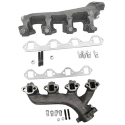 Exhaust Manifolds Left Right WGaskets For 1988-1996 Ford F150 Bronco 5.8L Engine