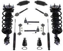 Front Struts & Rear Shocks & Ball Joint Tie Rods for 07-12 Mazda CX-7 14Pc