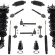 Front Struts & Rear Shocks & Ball Joint Tie Rods for 07-12 Mazda CX-7 14Pc