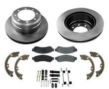 Fits 05-10 Ford Dual Rear Wheel F350 Super Duty Rear Brake Disc Rotors Pads 6pc